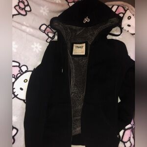 TNA Fur lined hoodie xxs